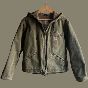 Carhartt Women's Washed Duck Sherpa-Lined Jacket